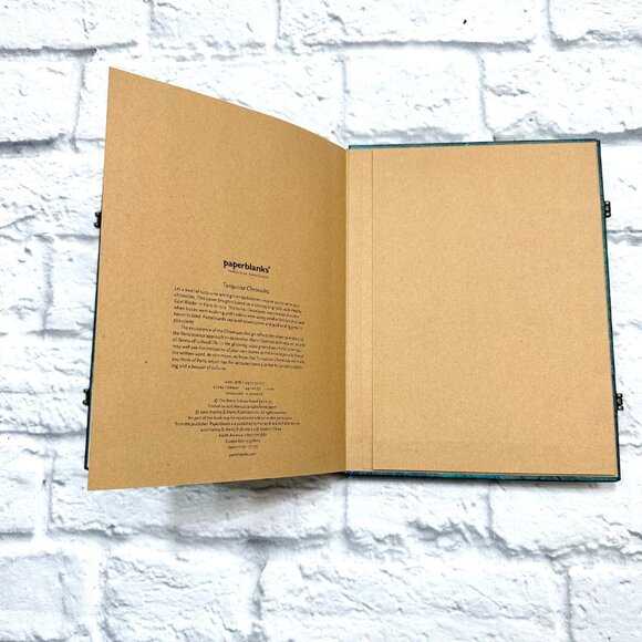 NWOT Paperblanks turquoise ornate journal notebook - Picture 4 of 13